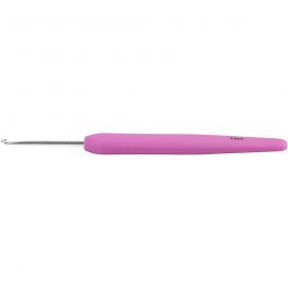 Crochet Hook, green, no. 2,5, L: 13,3 cm, 1 pc [HOB-42381]
