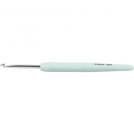 Crochet Hook, orange, no. 4, L: 13,3 cm, 1 pc [HOB-42384]