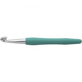 Crochet Hook, green, no. 10, L: 16 cm, 1 pc [HOB-42388]