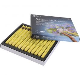 Watercolor Crayons, yellow, 12 pc/ 1 pack [HOB-427313]