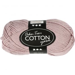 Cotton Yarn, lavender, no. 8/4, L: 170 m, 50 g/ 1 ball [HOB-431170]