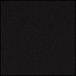Fabric, black, W: 145 cm, 140 g, 10 m/ 1 roll [HOB-44094]