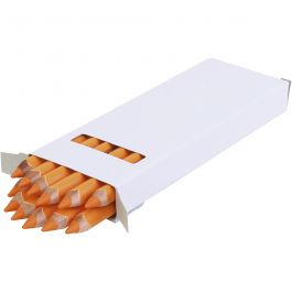 edu Jumbo Coloured Pencils, thickness 10 mm, lead 6,25 mm, orange, 12 pc/ 1 pack [HOB-408024]