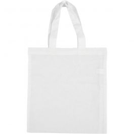 Shopping Bag, white, size 28x30 cm, 130 g, 1 pc [HOB-44555]
