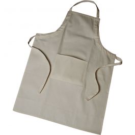 Apron, size 66x89 cm, white, 1pc [HOB-44586]