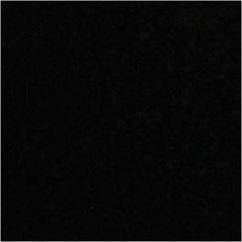 Fleece, black, L: 125 cm, W: 150 cm, 200 g, 1 pc [HOB-44634]