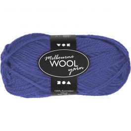Melbourne Yarn, blue, L: 92 m, 50 g/ 1 ball [HOB-44703]