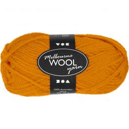 Melbourne Yarn, ochre, L: 92 m, 50 g/ 1 ball [HOB-44706]