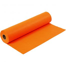 Craft Felt, orange, W: 45 cm, thickness 1,5 mm, 180-200 g, 5 m/ 1 roll [HOB-45006]