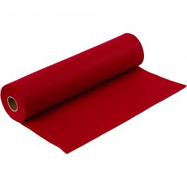 Craft Felt, antique red, W: 45 cm, thickness 1,5 mm, 180-200 g, 5 m/ 1 roll [HOB-45016]