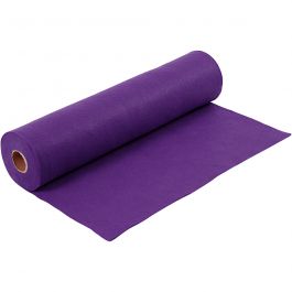 Craft Felt, purple, W: 45 cm, thickness 1,5 mm, 180-200 g, 5 m/ 1 roll [HOB-45018]