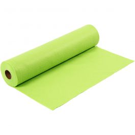 Craft Felt, light green, W: 45 cm, thickness 1,5 mm, 180-200 g, 5 m/ 1 roll [HOB-45024]