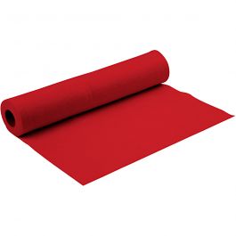 Craft Felt, red, W: 90 cm, thickness 1,5 mm, 5 m/ 1 roll [HOB-45027]