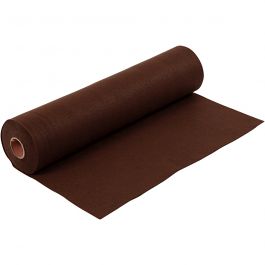 Craft Felt, brown, W: 45 cm, thickness 1,5 mm, 180-200 g, 5 m/ 1 roll [HOB-45030]