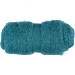 Carded Wool, emerald green, 100 g/ 1 bundle [HOB-451820]