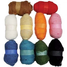 Carded Wool, 10x25g