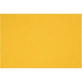 Craft Felt, sheet 42x60 cm, thickness 3 mm, yellow, 1sheet