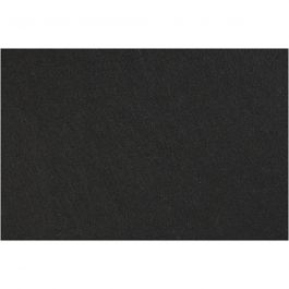 Craft Felt, sheet 42x60 cm, thickness 3 mm, black, 1sheet