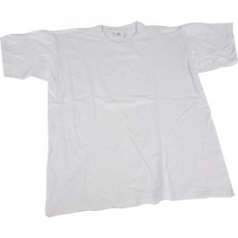 T-shirt, white, W: 32 cm, size 3-4 years, round neck, 1 pc [HOB-47202]