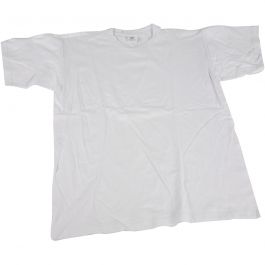 T-shirt, white, W: 42 cm, size 9-11 years, round neck, 1 pc [HOB-47207]