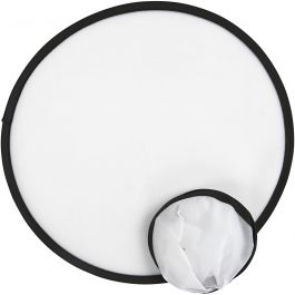 Frisbee, white, D: 25 cm, 5 pc/ 1 pack [HOB-474311]