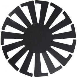 Basket Weaving Template, black, H: 8 cm, D: 14 cm, 10 pc/ 1 pack [HOB-47451]