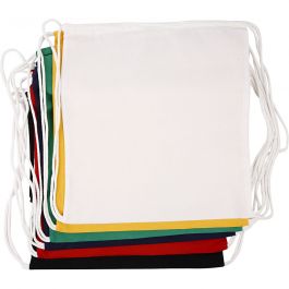 Drawstring bag, size 37x41 cm, 135 g, 6 pc/ 1 pack [HOB-498810]