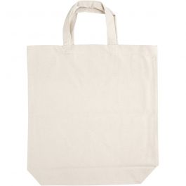 Shopping Bag, light natural, size 39x44x10 cm, 310 g, 1 pc [HOB-49904]