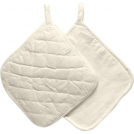 Pot Holders, natural, size 20x20 cm, 115 g, 4 pc/ 1 pack [HOB-499111]