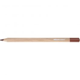 Edugreen Jumbo Coloured Pencils, lead 5 mm, brown, 10 pc/ 1 pack [HOB-408274]
