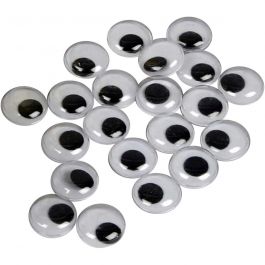 Googly Eyes, not sticky, D: 14 mm, 30 pc/ 1 pack [HOB-501142]