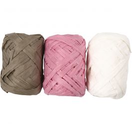 Raffia Ribbon, W: 6 mm, 3x10 m/ 1 pack [HOB-503225]