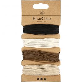 Natural Hemp, brown harmony, thickness 0,5 mm, 4x9 m/ 1 pack [HOB-50339]