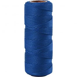 Bamboo Cord, blue, thickness 1 mm, 65 m/ 1 roll [HOB-503484]