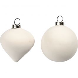 Ornaments, H: 5 cm, 12 pc/ 1 box [HOB-50517]