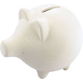 Piggy Bank, H: 11 cm, L: 14 cm, 10 pc/ 1 box [HOB-50631]