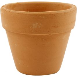 Flower Pots, H: 6,5 cm, D: 7 cm, 24 pc/ 1 box [HOB-50652]