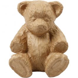 Bear, H: 18 cm, L: 15 cm, 1 pc [HOB-50727]