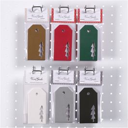 Manila Tags, christmas tree, size 5x10 cm, 300 g, 6x10 pack/ 1 box [HOB-50982]
