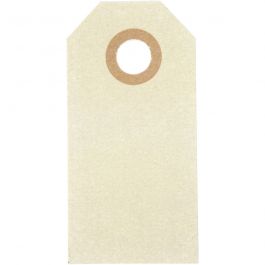 Manila Tags, natural, size 3x6 cm, 250 g, 1000 pc/ 1 pack [HOB-510031]
