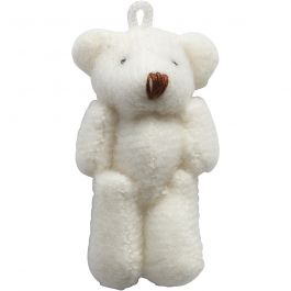Mini Teddy, size 4x2,5 cm, 6pcs [HOB-51256]