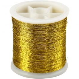 Sewing Thread, gold, 100m