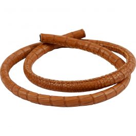 Crocodile Cord, thickness 6 mm, brown, 50cm