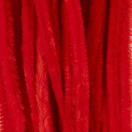 Pipe Cleaners, thickness 9 mm, L: 30 cm, red, 25pcs