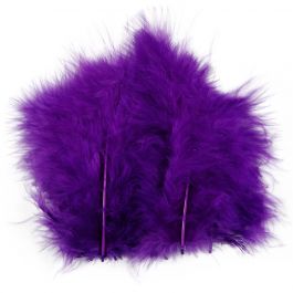 Feathers, size 5-12 cm, purple, 15pcs