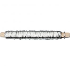 Florist Wire, thickness 0,6 mm, silver, 10x50m