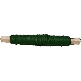 Florist Wire, thickness 0,5 mm, green, 50m
