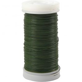 Florist Wire, green, thickness 0,31 mm, 100 g, 160 m/ 1 roll [HOB-51728]