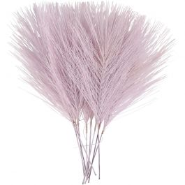 Artificial feathers, purple, L: 15 cm, W: 8 cm, 10 pc/ 1 pack [HOB-518055]