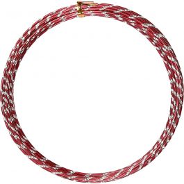 Aluminium Wire, red, diamond-cut, thickness 2 mm, 7 m/ 1 roll [HOB-518303]